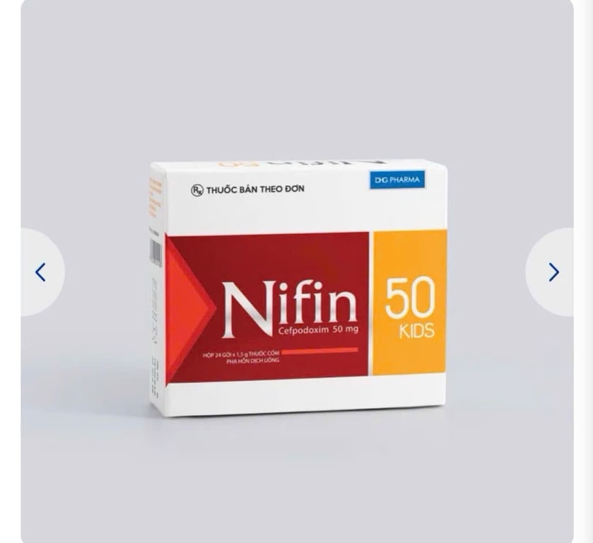 Nifin 50 h/24gói Cefixim
