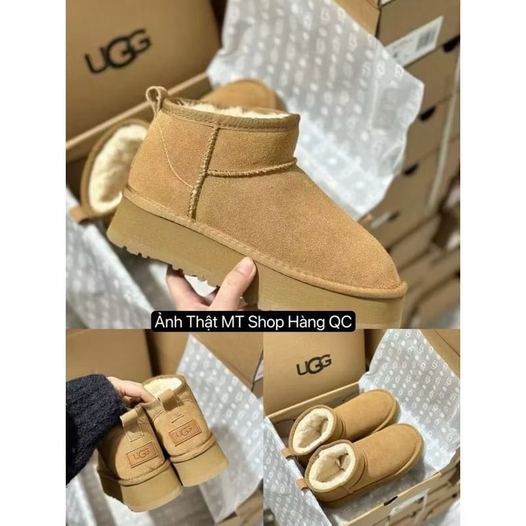 Bốt bông cổ thấp