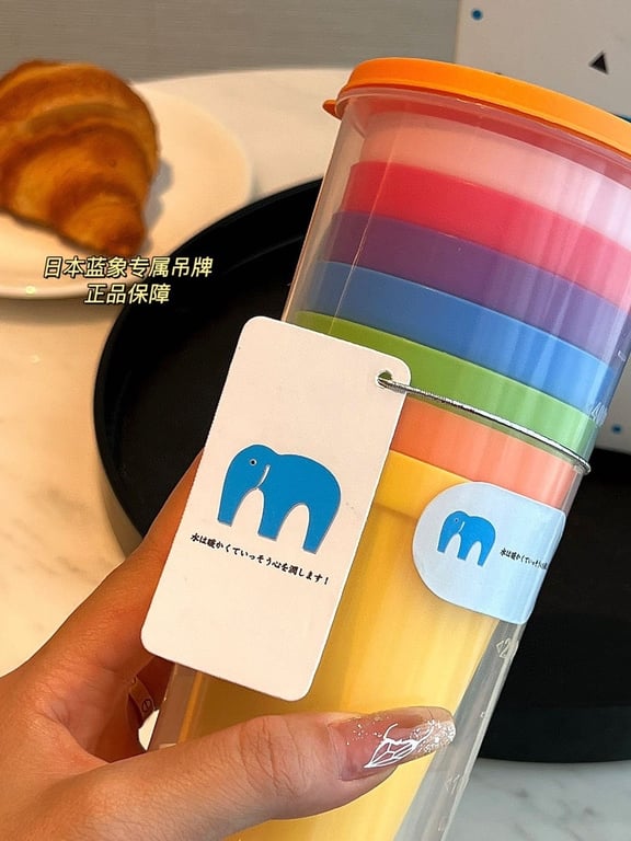 SET CỐC nhựa “cầu vồng” set tận 7 chiếc