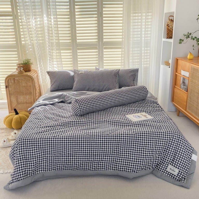 bộ Cotton đũi chăn trần 𝗳𝘂𝗹𝗹 𝟱 𝗺𝗼́𝗻 siêu xịn xò