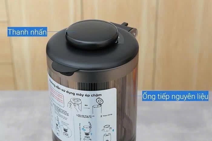 Máy ép chậm Rapido cổ to công suất siêu khỏe