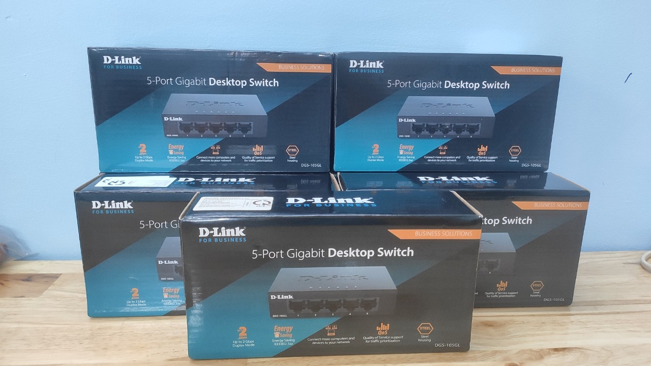 Thiết Bị Chia Mạng Dlink DGS-105GL (5 Port/ (10/ 100/ 1000Mbps))