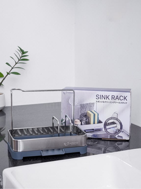 Giá để đồ rửa chén tích hợp thanh treo khăn tiện lợi Kaiyo