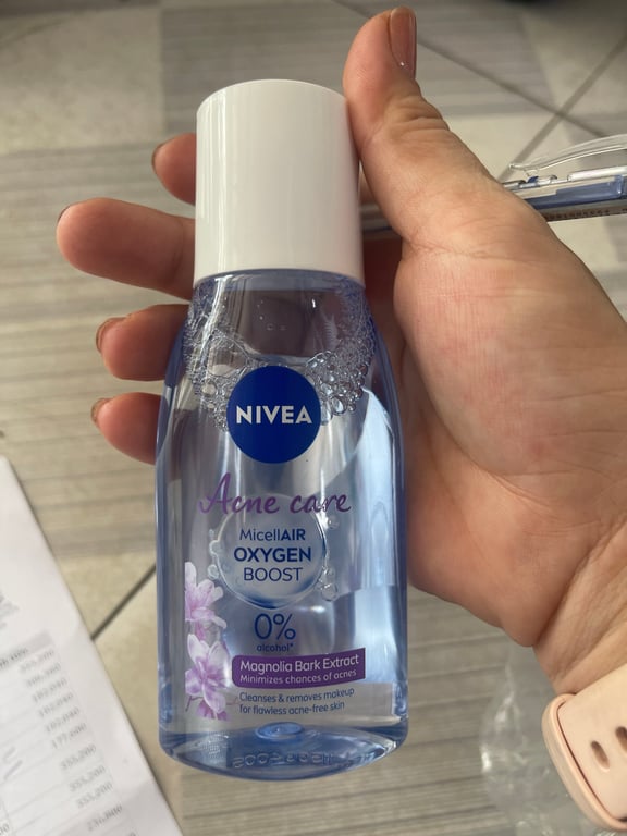 Tẩy trang nivea ngừa mụn c/125ml hoa tím