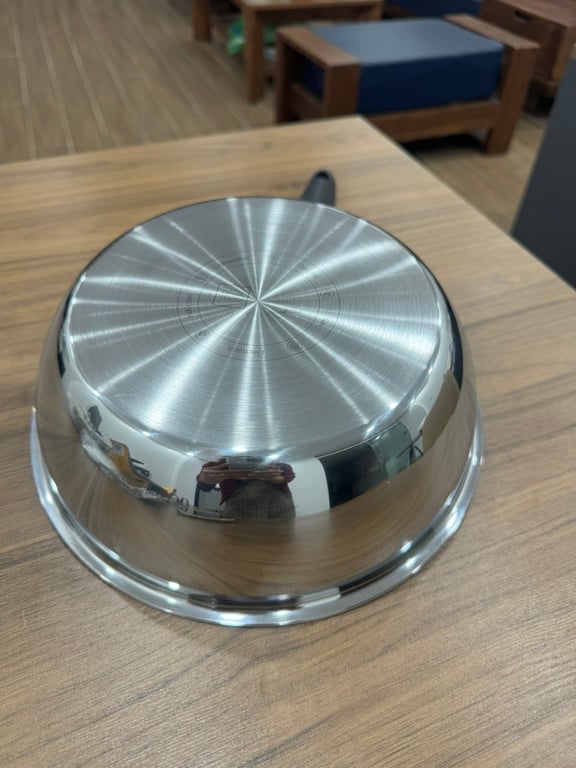 CHẢO FIVE STAR CHỐNG DÍNH 24cm SÂU LÒNG DÒNG INOX 304