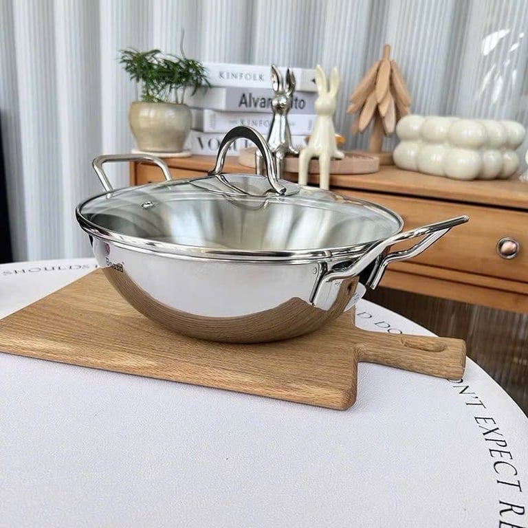 CHẢO XÀO SÂU LÒNG HAI QUAI CHOCKMEN 26CM - C636