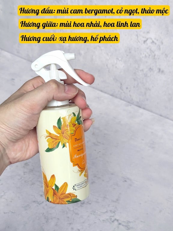 Nước hoa quần áo Duree Balle hàng nội địa Nhật – chai to 250ml