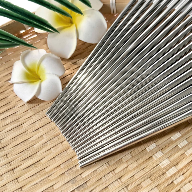 SET 10 ĐÔI ĐŨA CHÂN KHÔNG RAION NHẬT BẢN INOX 304 CAO CẤP