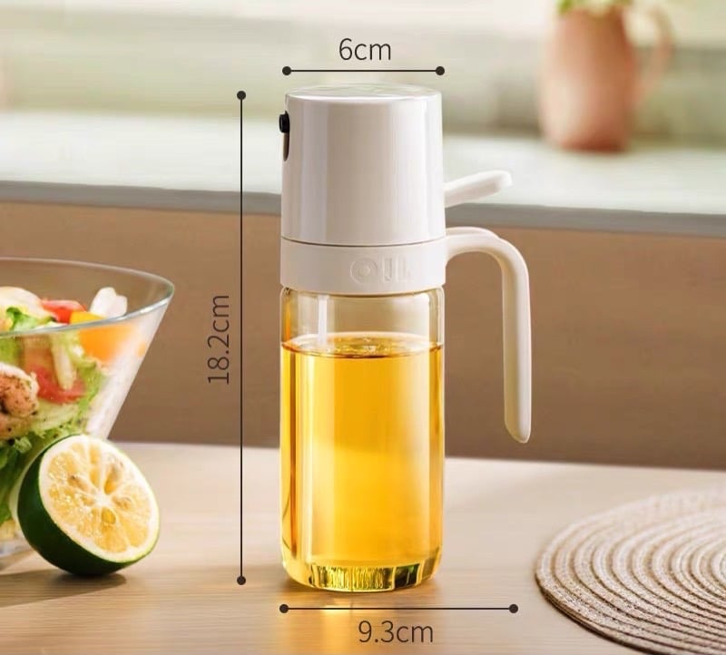BÌNH THỦY TINH XỊT DẦU ĂN