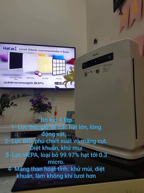 Máy lọc không khí Hatari HT-AP12 Thái Lan