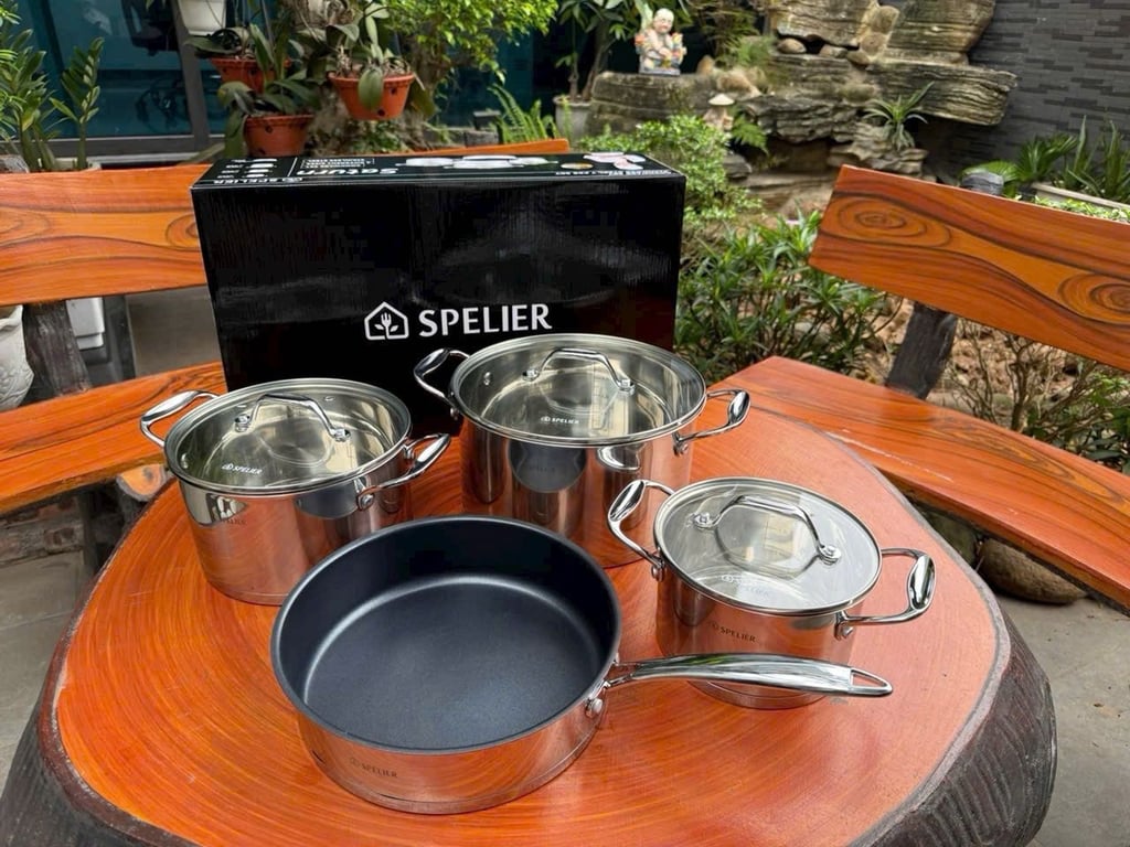 Bộ nồi inox Spelier Venus – Set 4 món