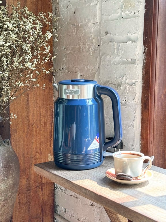 Ấm siêu tốc 2 lớp Cool touch Kaiyo size 2L