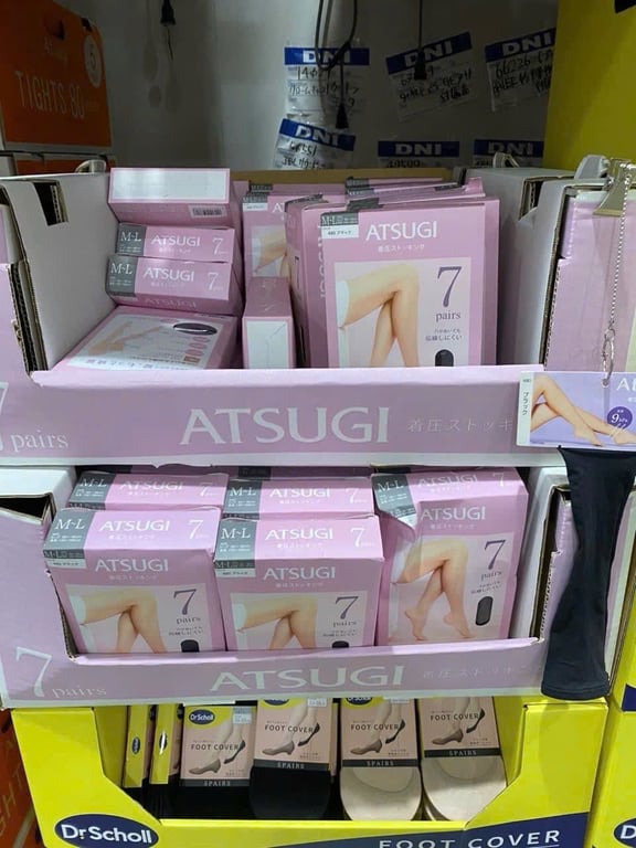 Set 7 quần tất Atsugi Nhật