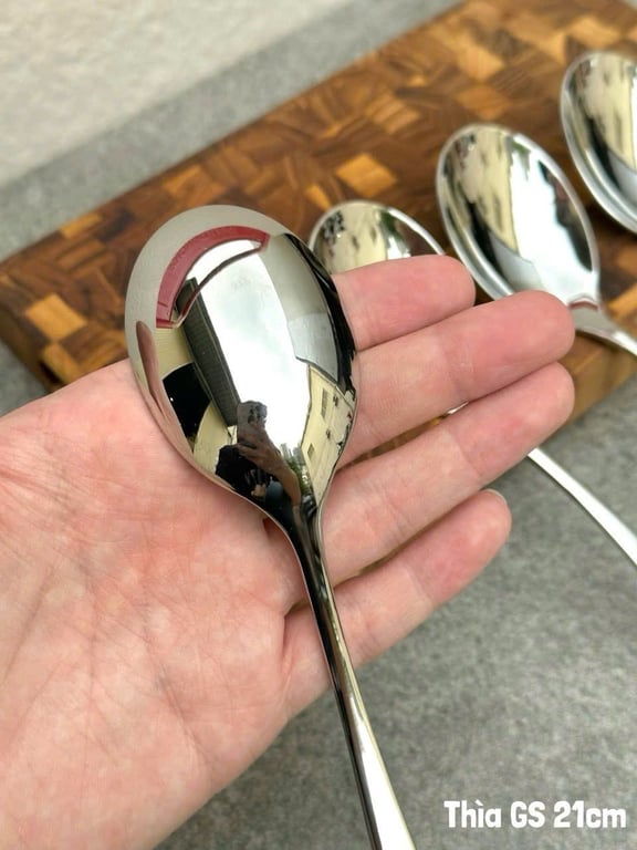 Set 5 thìa inox cao cấp GS 21cm