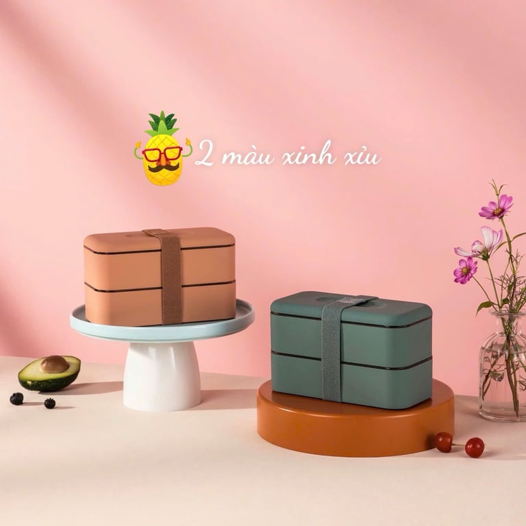 MK31 - Hộp Cơm Nhật Bản 2 Tầng