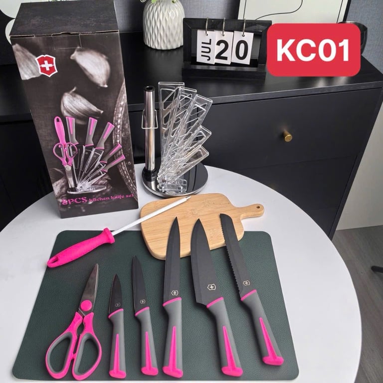Bộ dao bếp 8 món xuất Âu - KC01