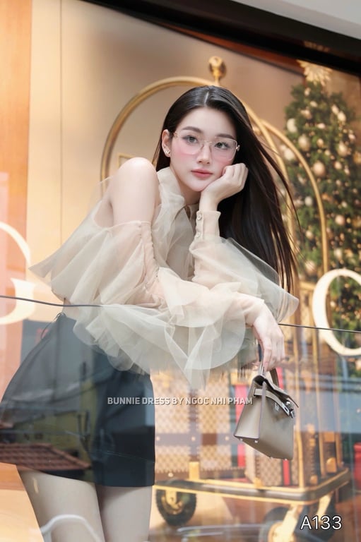 A133- set yếm voan CHOUCHOU
