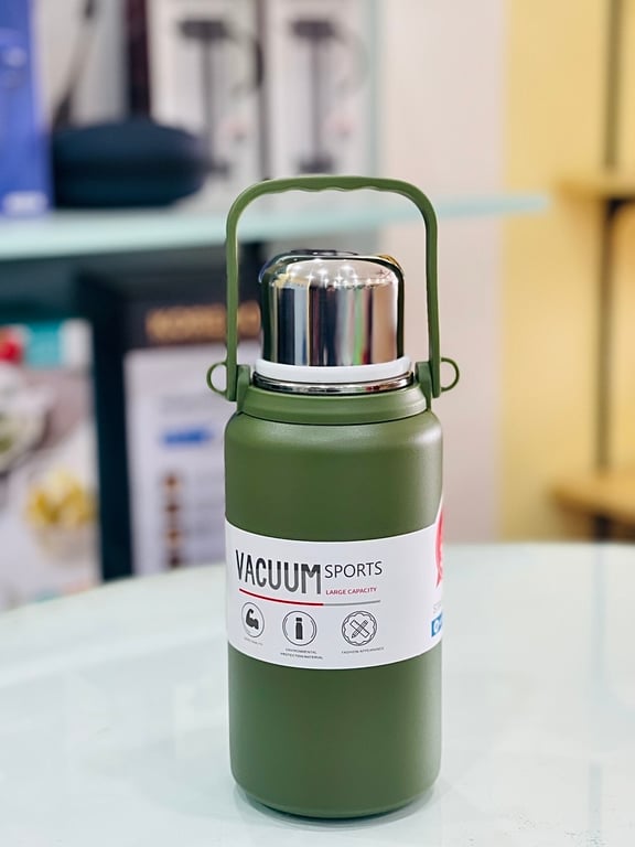 BÌNH GIỮ NHIỆT 1200ML MTU61 CÓ QUAI ĐEO CHÉO TIỆN LỢI