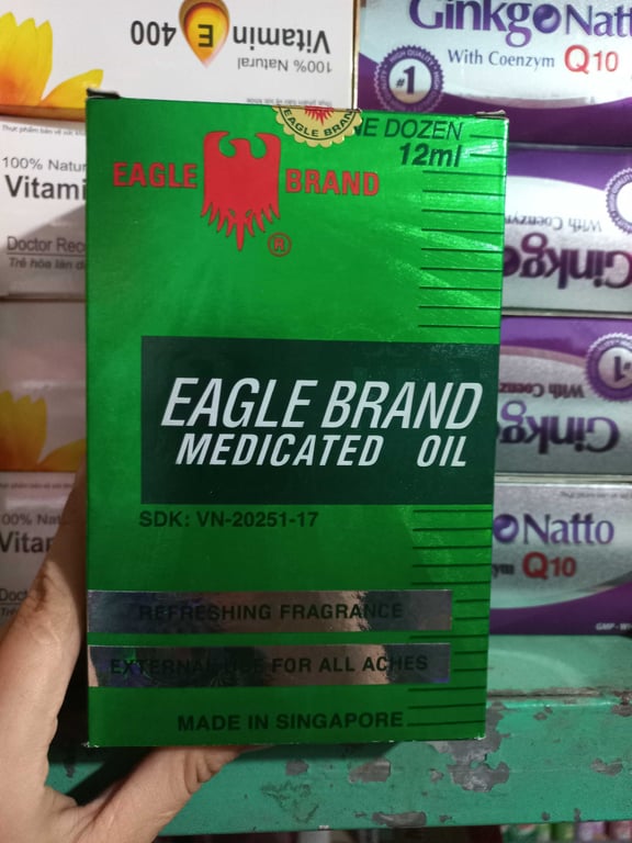 Dầu ó 12ml hộp 12 chai