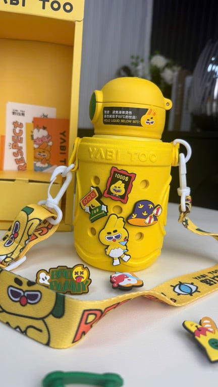 BÌNH NƯỚC GIỮ NHIỆT HỌC SINH YABI TOO 480ml inox316