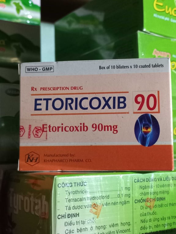 Etoricoxib 90 KHÁNH HÒA h/100v