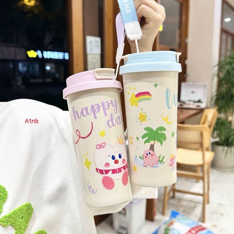 CỐC GIỮ NHIỆT HOẠ TIẾT CUTE 500ml