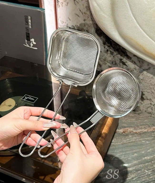 Muôi Thìa Thủng Nhúng Lẩu Inox 304 xịn đét