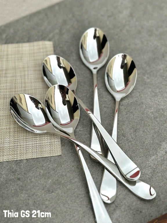 Set 5 thìa inox cao cấp GS 21cm