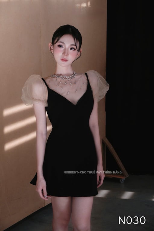 N030- set yếm voan đá Trang kyo