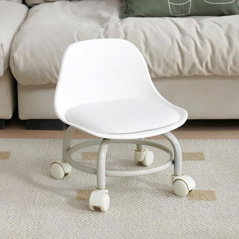 GHẾ XOAY TỤA LƯNG 360* CHỊU LỰC CÓ BÁNH XE ĐỆM DA