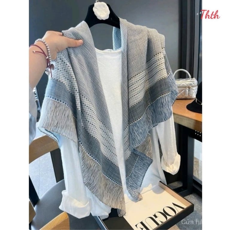 khăn lụa cao cấp khổ tận 130cm x 130cm