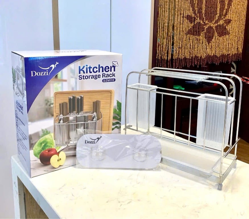 KỆ ĐỂ DAO THỚT DOZZI ĐA NĂNG DZM110 INOX 304