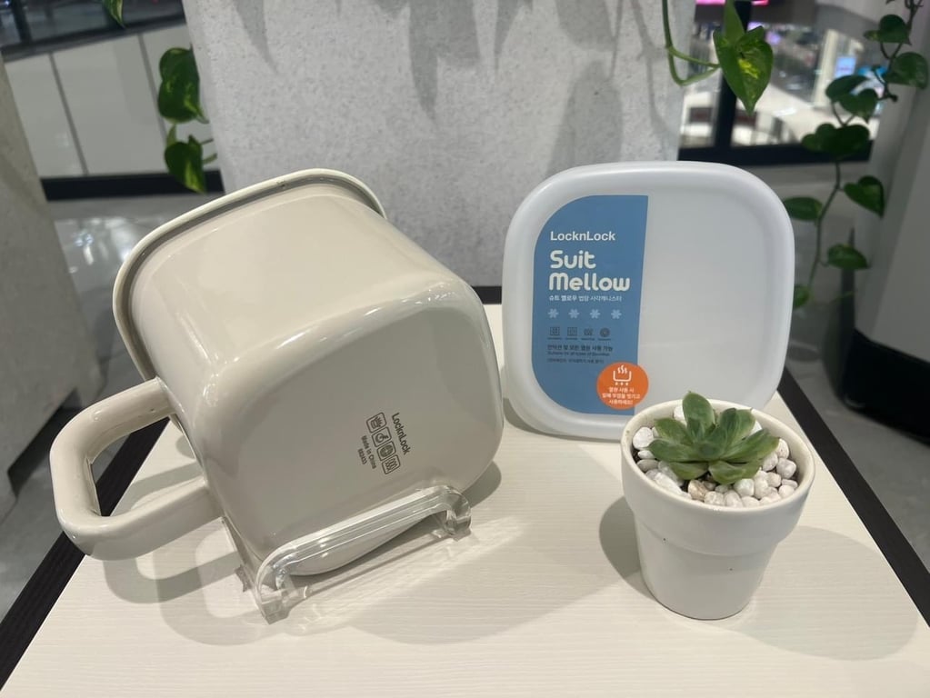 NỒI VUÔNG KÈM NẮP NHỰA SUIT MELLOW LOCKNLOCK