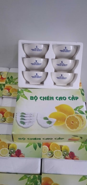 Bộ chén sứ 6 cái
