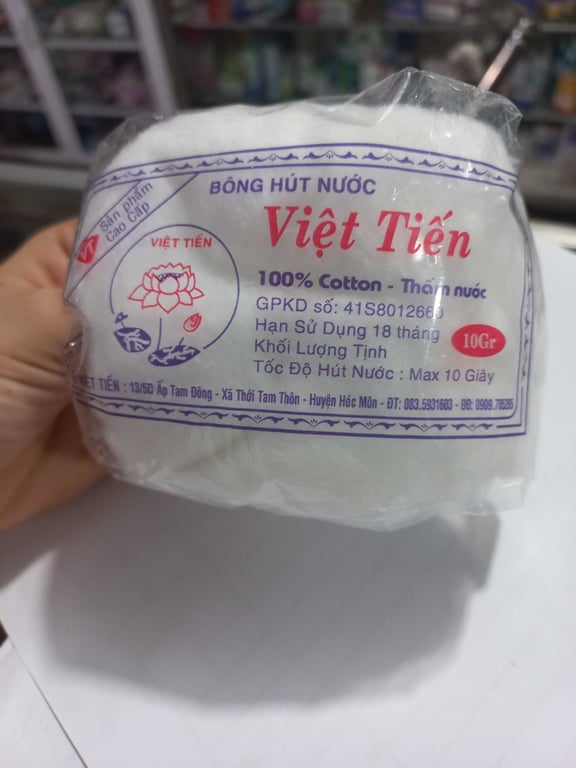 Gòn 10g lốc/ 50 gói việt tiến