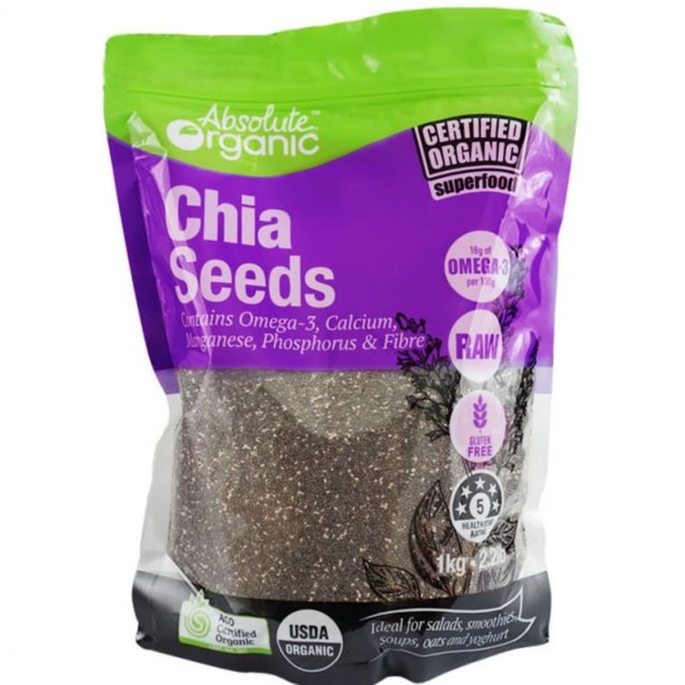 Hạt chia Seed Absolute Organic - Túi 1kg