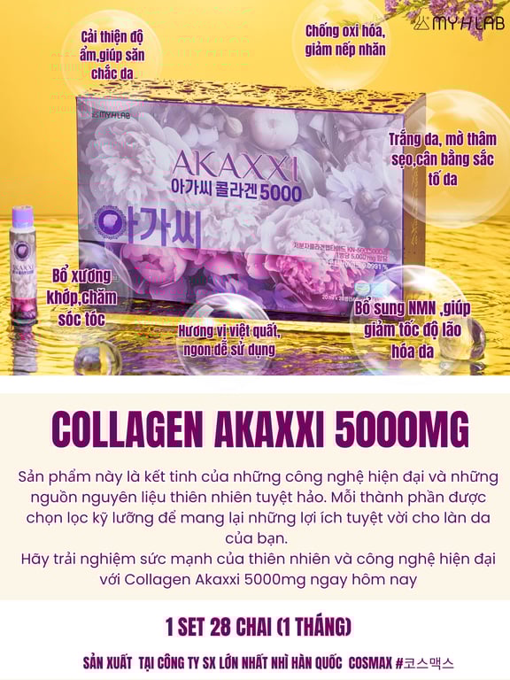 Collagen Nano thuỷ phân 5000mg