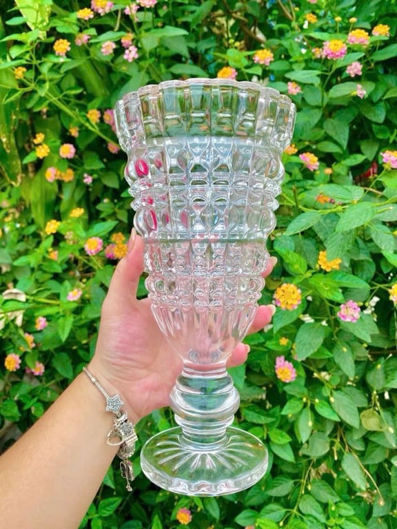 Set 2  BÌNH HOA THUỶ TINH