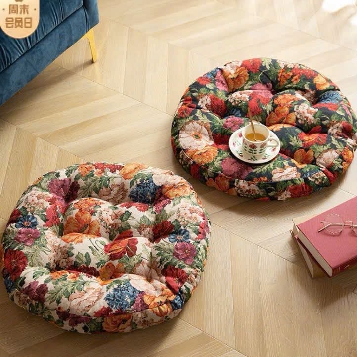 🌼🍃 ĐỆM HOA VINTAGE TỰA LƯNG VÀ NGỒI