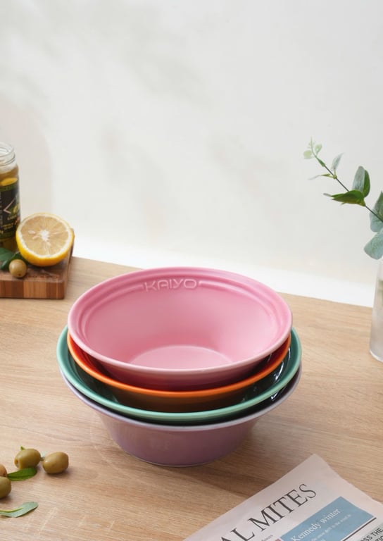 Set 2 bát tô gốm sứ cầu vồng Kaiyo 🌈🌈 Size 20 + 22cm