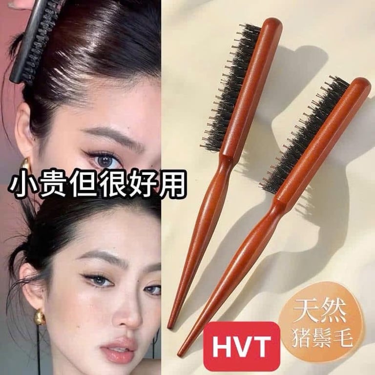 Lược gỗ tạo kiểu tóc