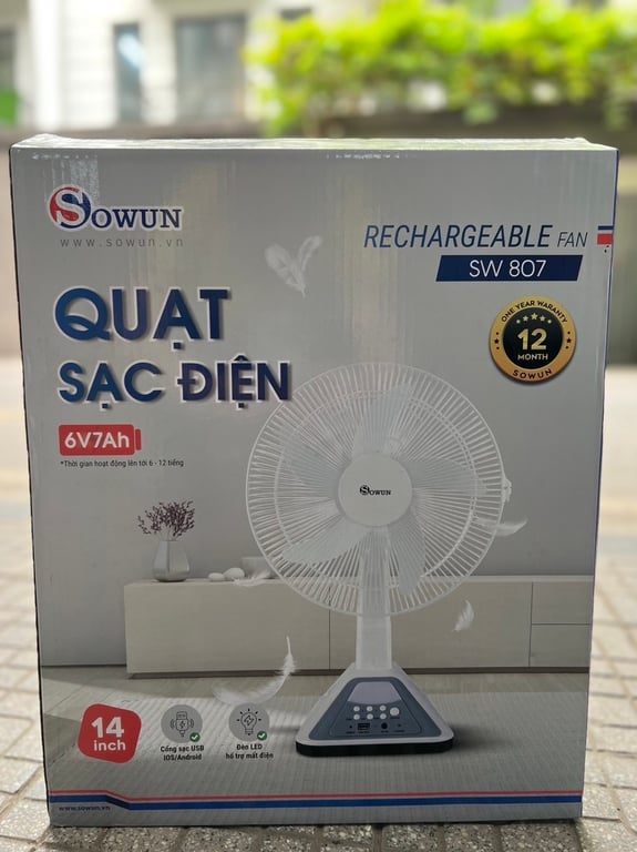 QUẠT TÍCH ĐIỆN SOWUN SW807