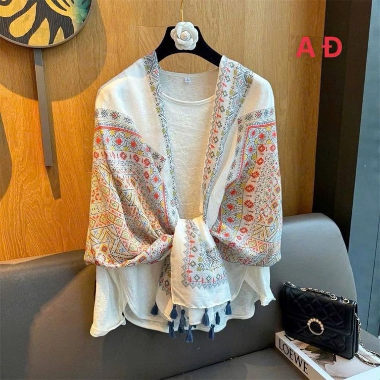 KHĂN CHOÀNG HỌA TIẾT CHO NỮ