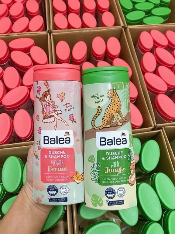 🙆 🙋 Sữa tắm gội trẻ em Balea 2 trong 1 dịu nhẹ, giữ hương thơm lâu - Tuýp lớn 300ml