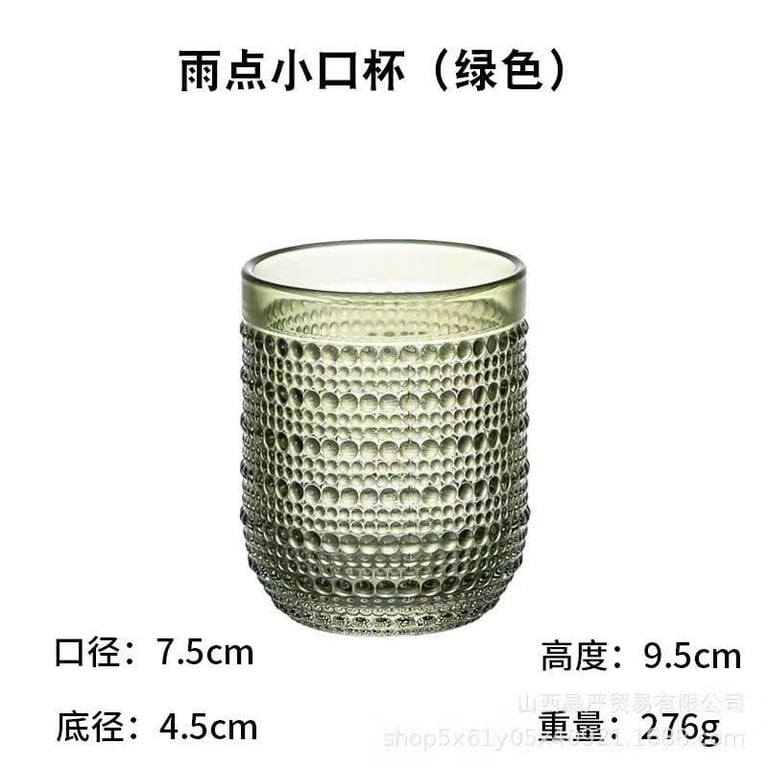 BỘ BÌNH CỐC THUỶ TINH HẠT MƯA