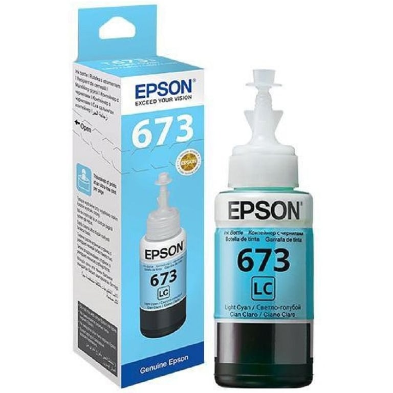 Mực In EPSON 673 (C13T673500) - Màu Xanh Nhạt