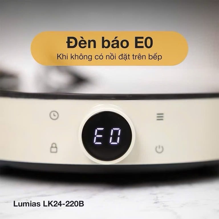 Bếp từ đơn 9 mức nhiệt Lumias LK24-220B