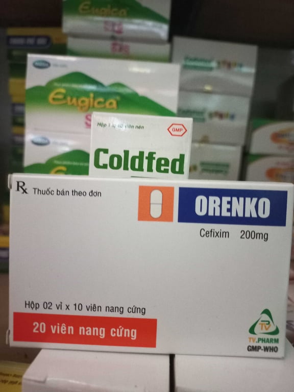 Cefixim 200mg Trà vinh h10*10v cap