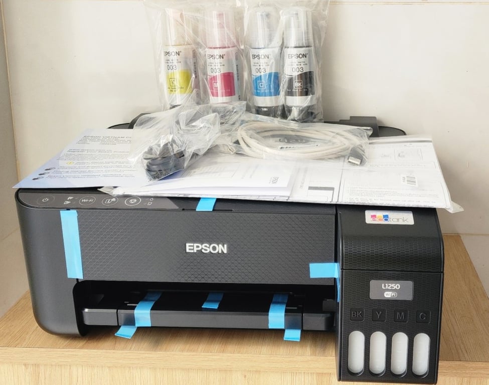 Máy In Phun Màu Đơn Năng Epson L1250 (A4/A5/ USB/ WIFI)