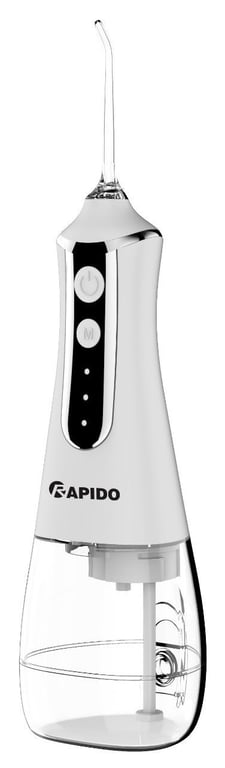 Tăm nước 5 ĐẦU PHUN Rapido RWB -300 ( MÀU ĐEN và trắng )